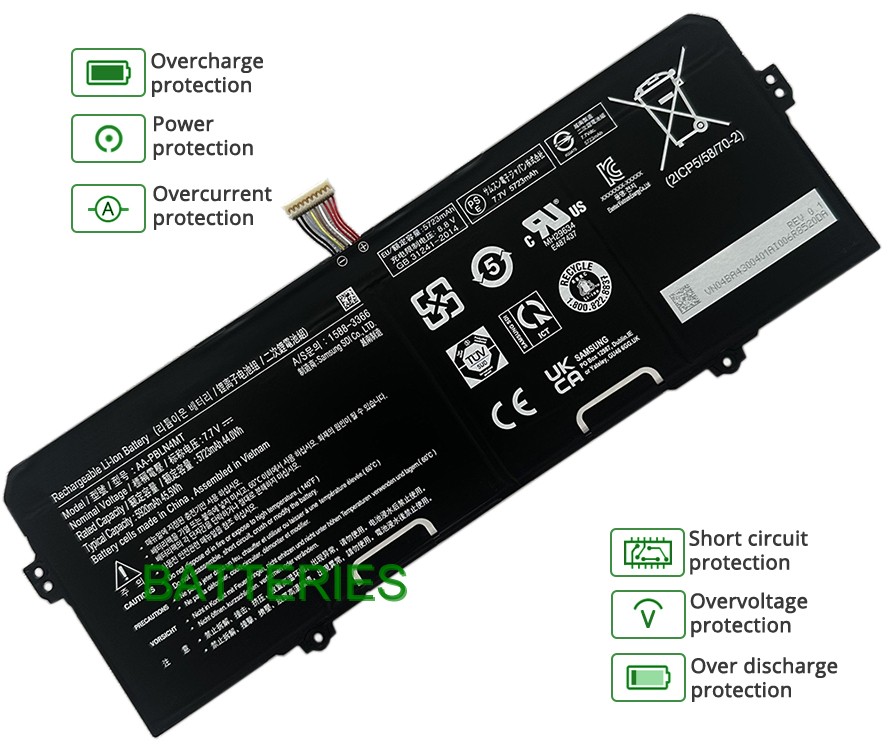 SAMSUNG XE520QEA battery