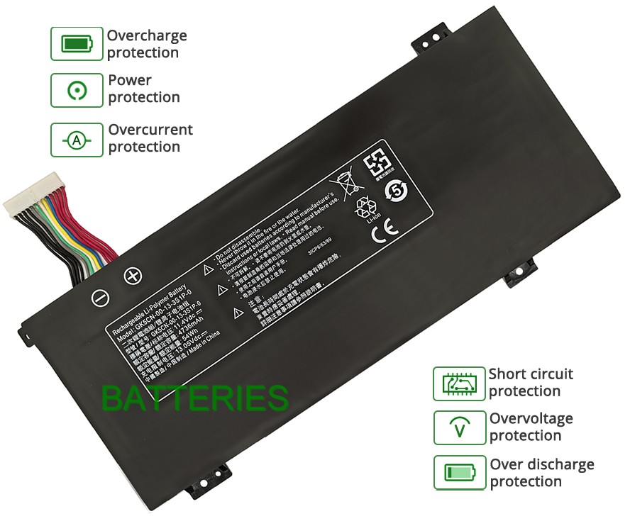 SCHENKER XMG NEO 17-E19KZW battery