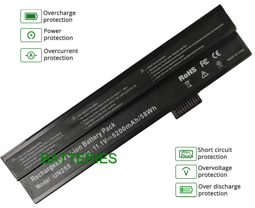 UNIWILL UN255 battery